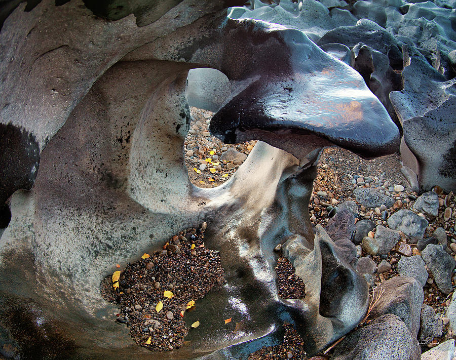 Black Magic Canyon Sculpture Photograph by Leland D Howard