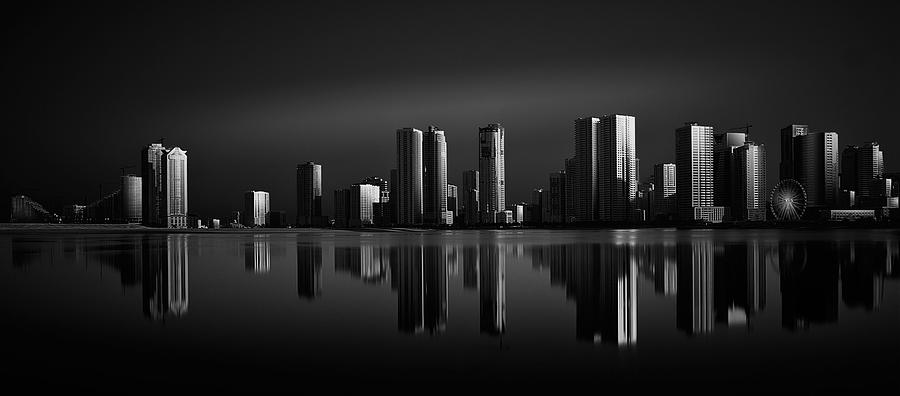 Black And White Photograph - Black Mirror by Sajin Sasidharan