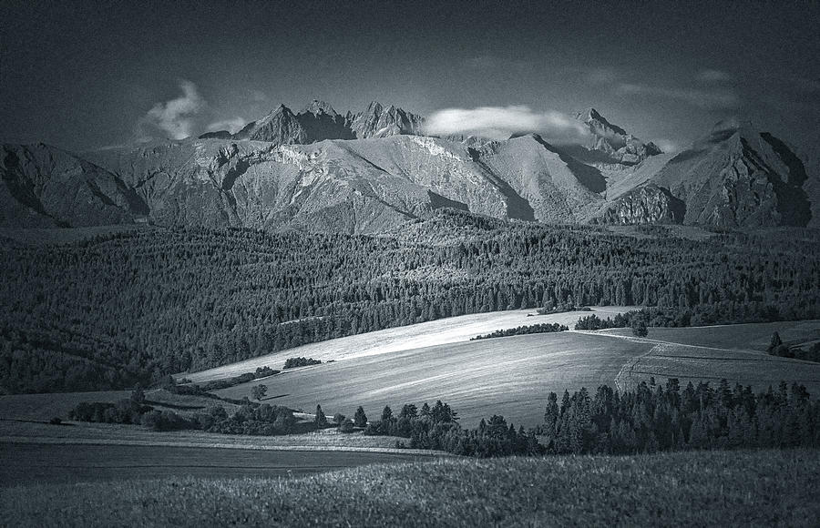 Black Mountains Photograph by Slawomir Kowalczyk