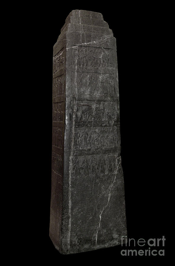 Black Obelisk Of King Shalmaneser IIi by David Parker/science Photo Library