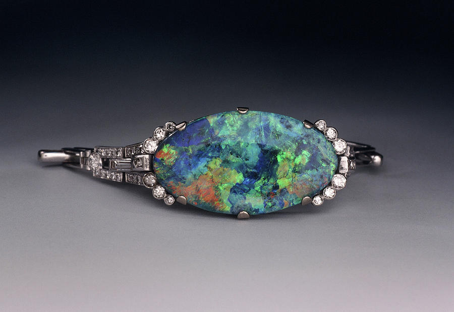 Black Opal Bracelet Photograph by Joel E. Arem