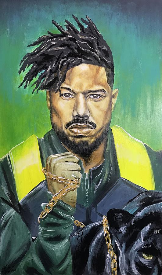 Black Panther - Erik Killmonger by Sean Linell Ivy-El Black Panther - Erik Killmonger by Sean Linell Ivy-El