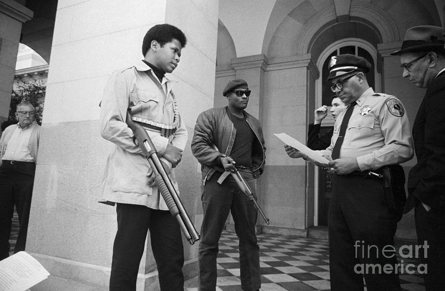 Black Panthers At California State Photograph by Bettmann