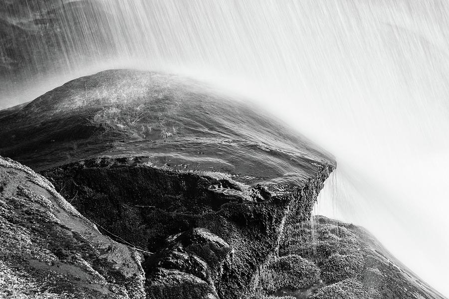 Black Rock Under Dry Falls Photograph by Chris Buff