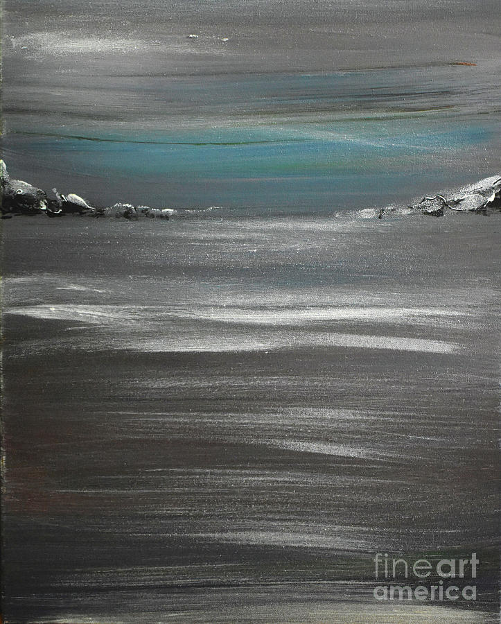Black Sands Painting by Cheryle Gannaway