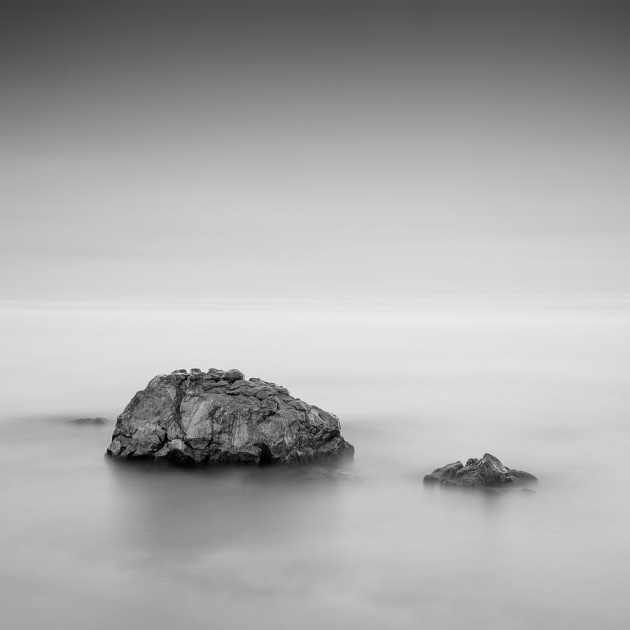 Black And White Photograph - Black Sea Rocks by C?t?lin B?ican