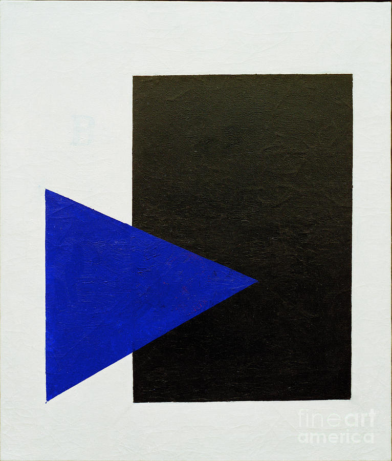 Black Square Blue Triangle by Kazimir Malevich Black Square Blue Triangle by Kazimir Malevich