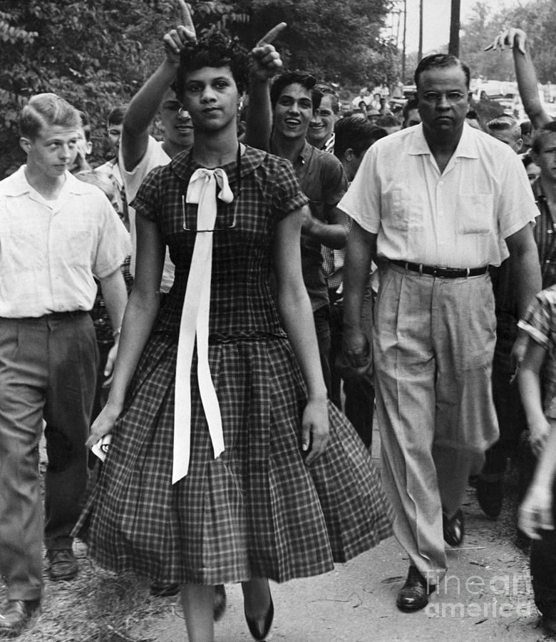 Black Student Taunted By White Youths Photograph by Bettmann