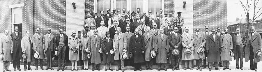 Black Wall Street-men And Women Posing Photograph by North Carolina Central University