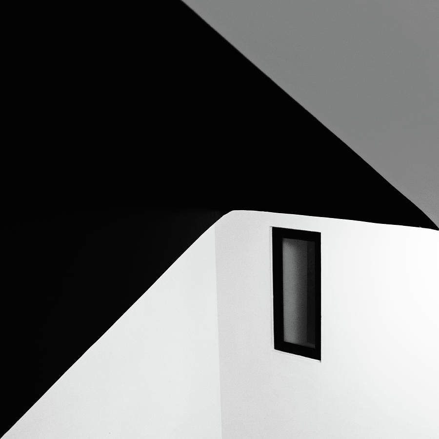 Black And White Photograph - Black Window by Olavo Azevedo