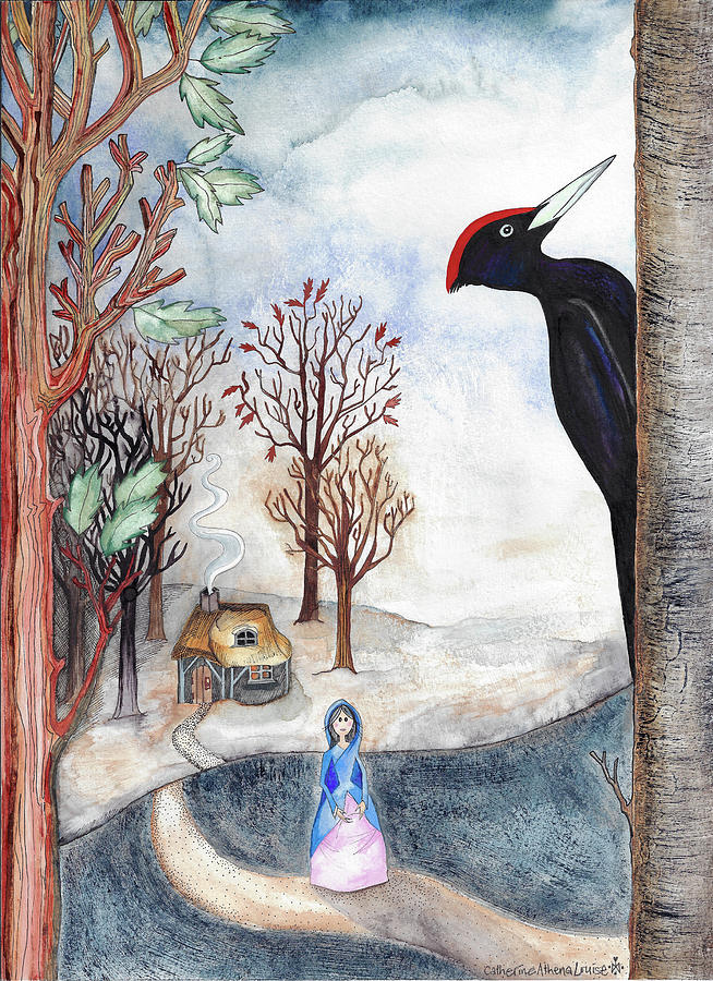 Black Woodpecker by Catherine Athena Louise Black Woodpecker by Catherine Athena Louise