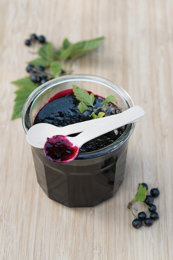 Blackcurrant Jam Photograph by Sonia Chatelain