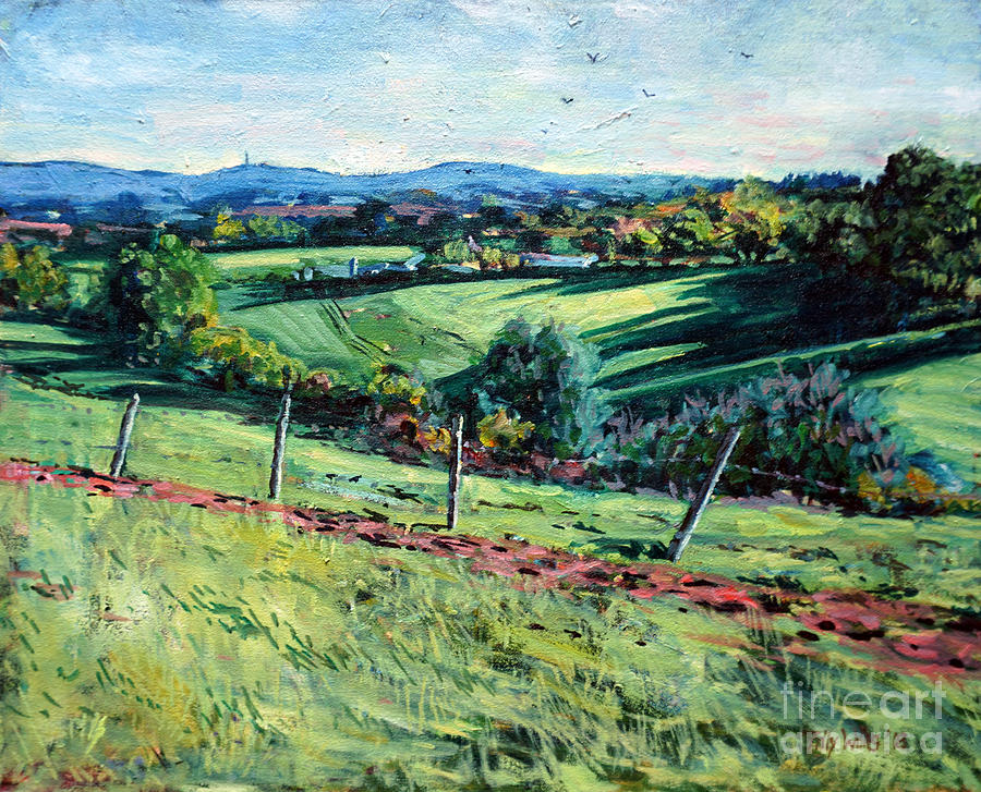 Blackdown View Painting by Tilly Willis