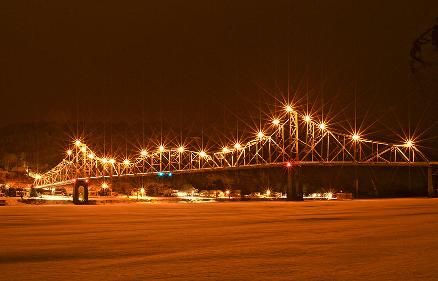 Bridge Photograph - Blackhawk Bridge  by Scott Boylen