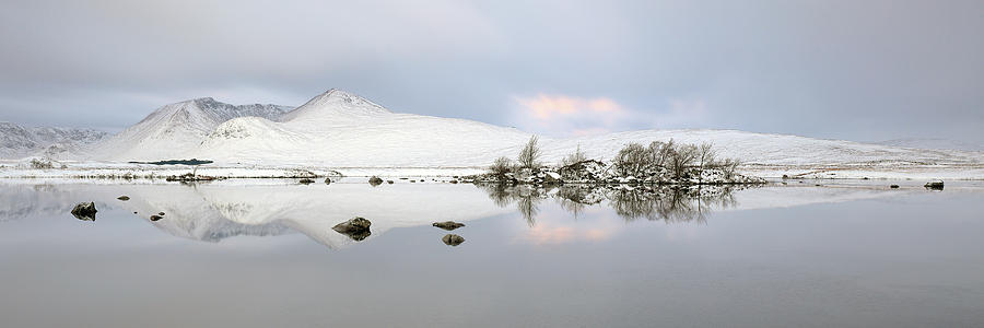 Blackmount Winter Sunrise - Glencoe - Scotland Photograph by Grant Glendinning