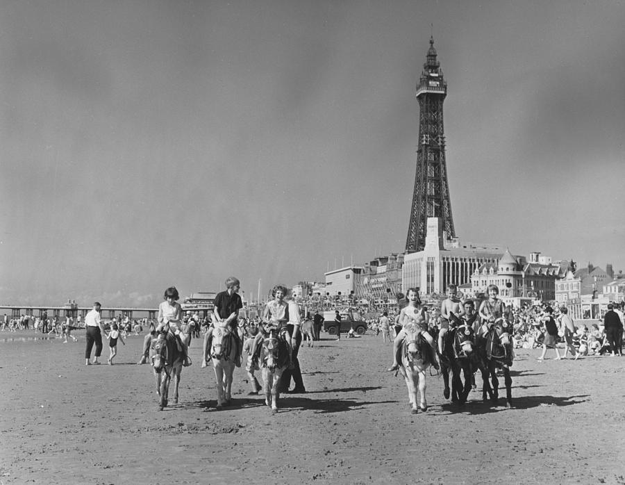 Blackpool Beach Photograph by George Freston