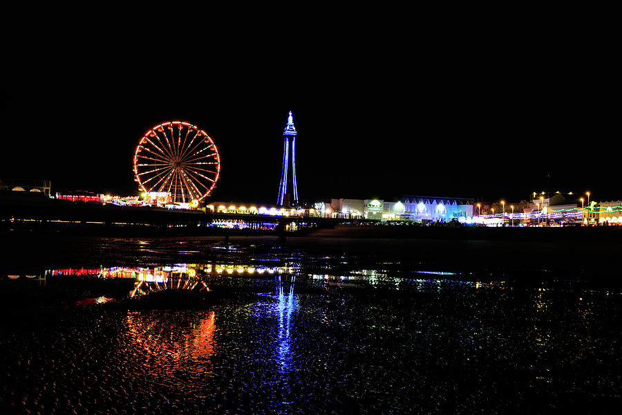 Blackpool Lights Photograph by Chris Smith