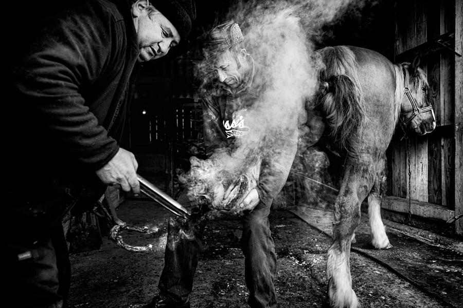 People Photograph - Blacksmith by Caesargabriel