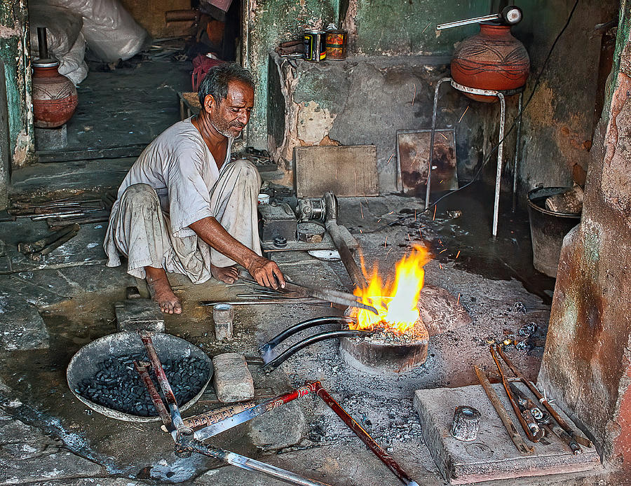 Bicycle Photograph - Blacksmith by Eden Antho