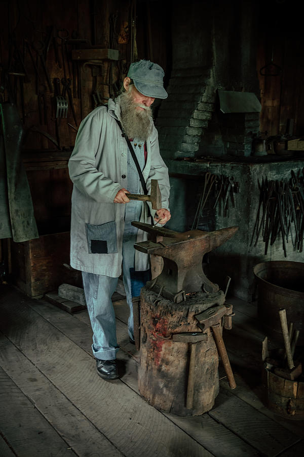 Blacksmith Photograph by Miroslaw