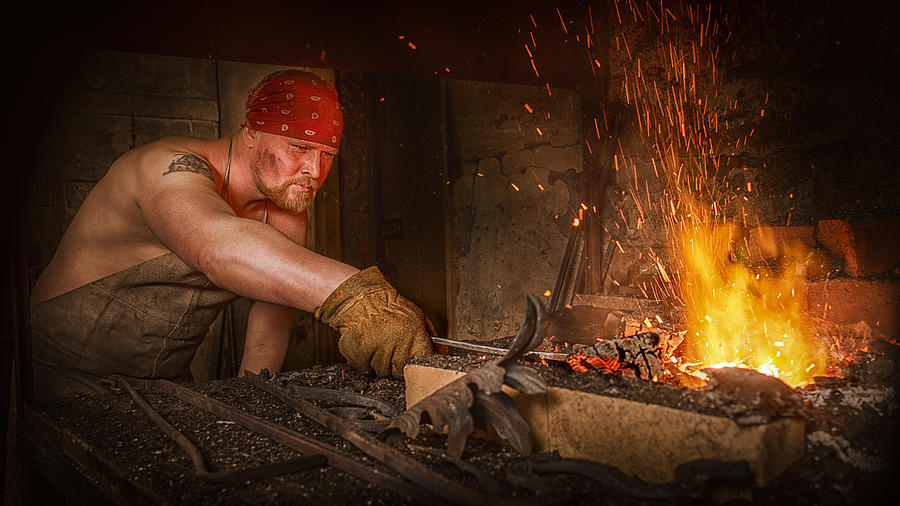 Blacksmith Photograph - Blacksmith by Sergej Rekhov
