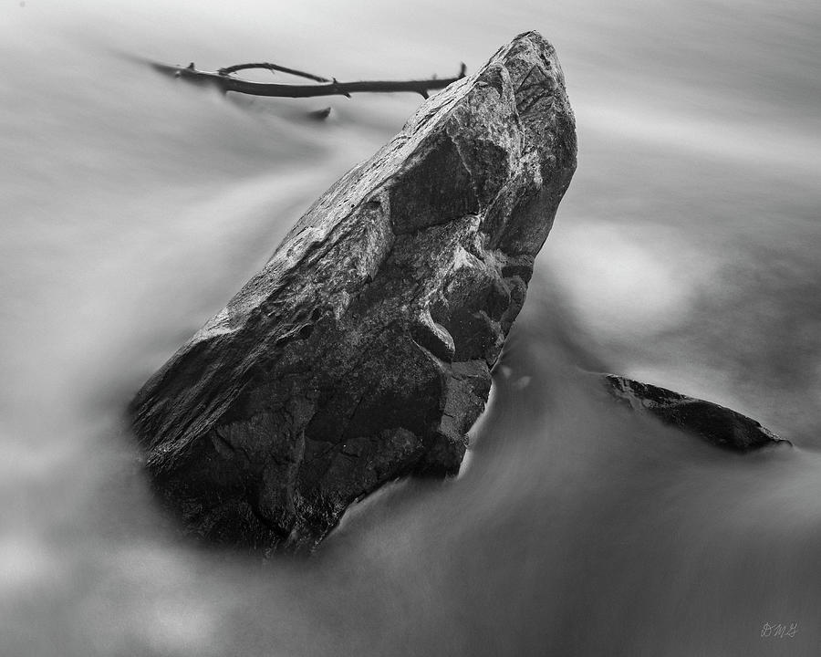 Blackstone River V Albion BW Photograph by David Gordon