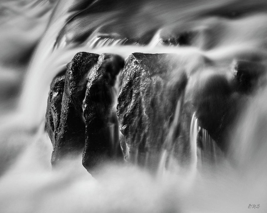 Abstract Photograph - Blackstone River XIII  BW by David Gordon