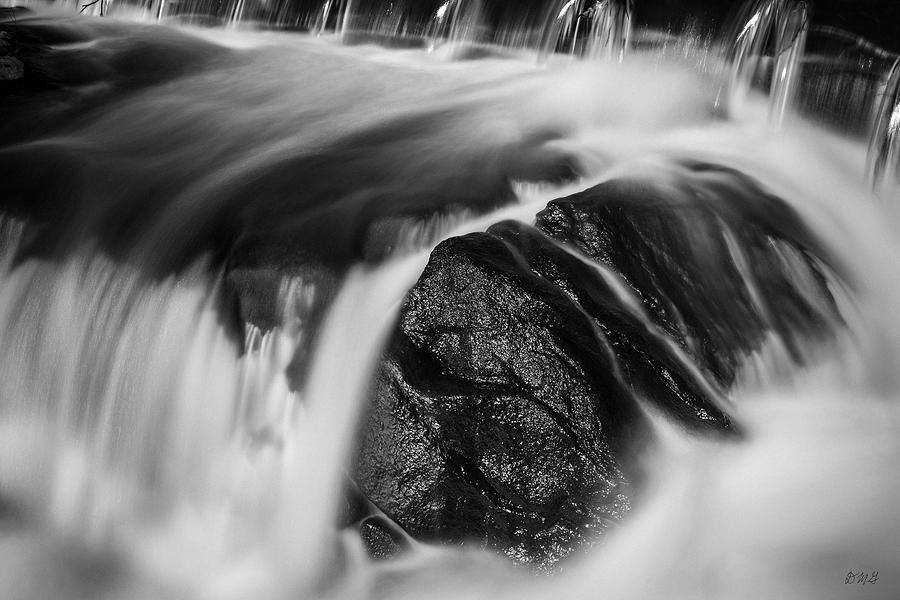 Abstract Photograph - Blackstone River XIV BW by David Gordon