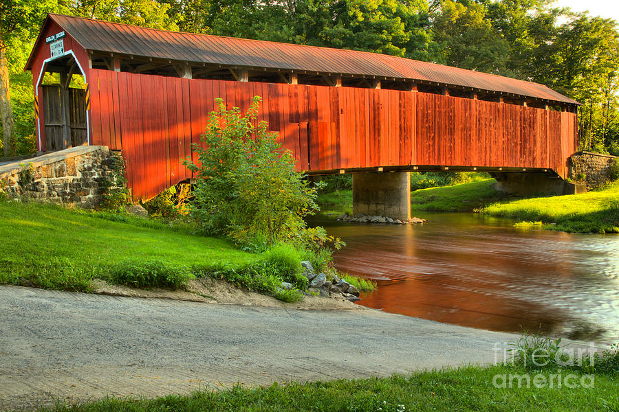Blain Pennsylvania Enslow Bridge Photograph by Adam Jewell