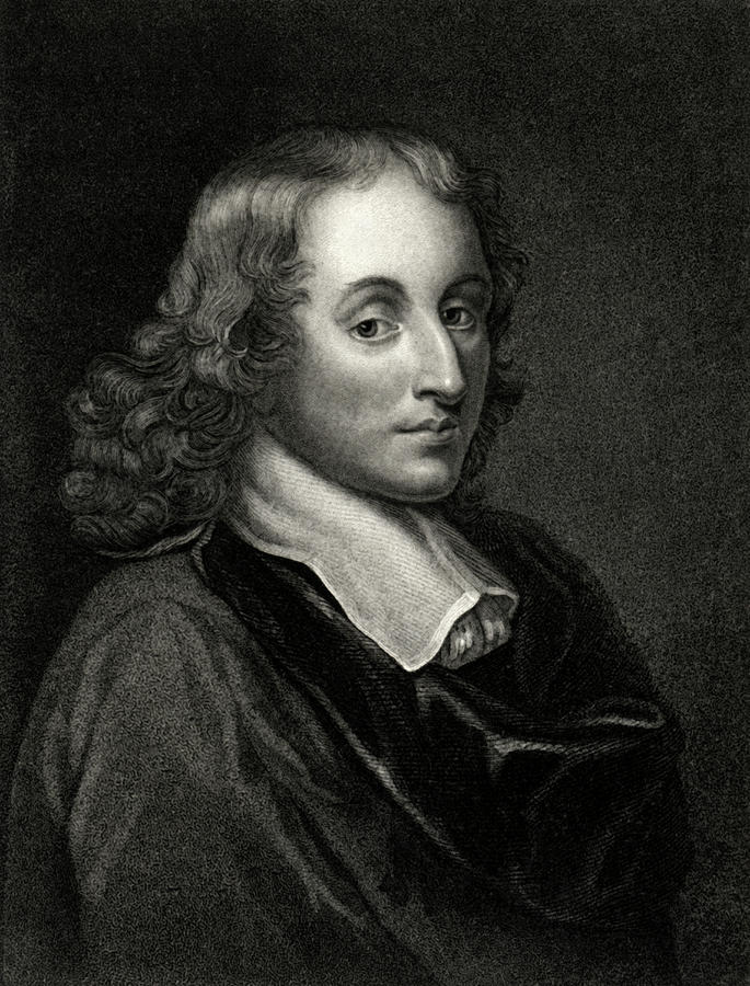 Blaise Pascal Portrait Photograph by Underwood Archives