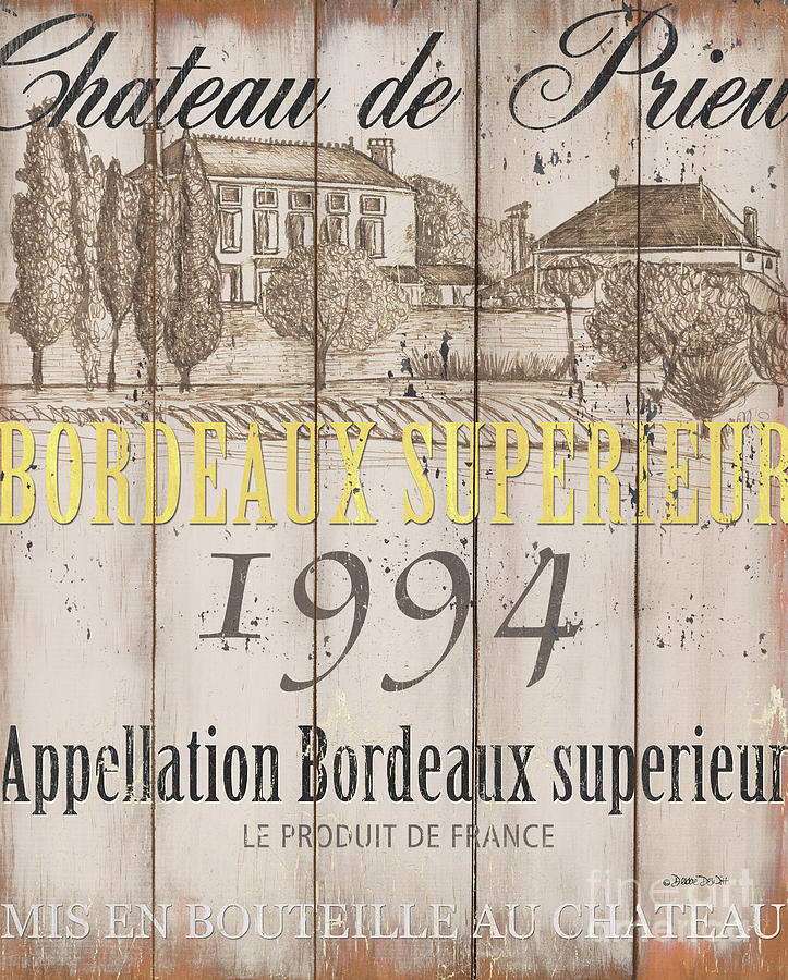 Blanc Wine Label 1 Painting