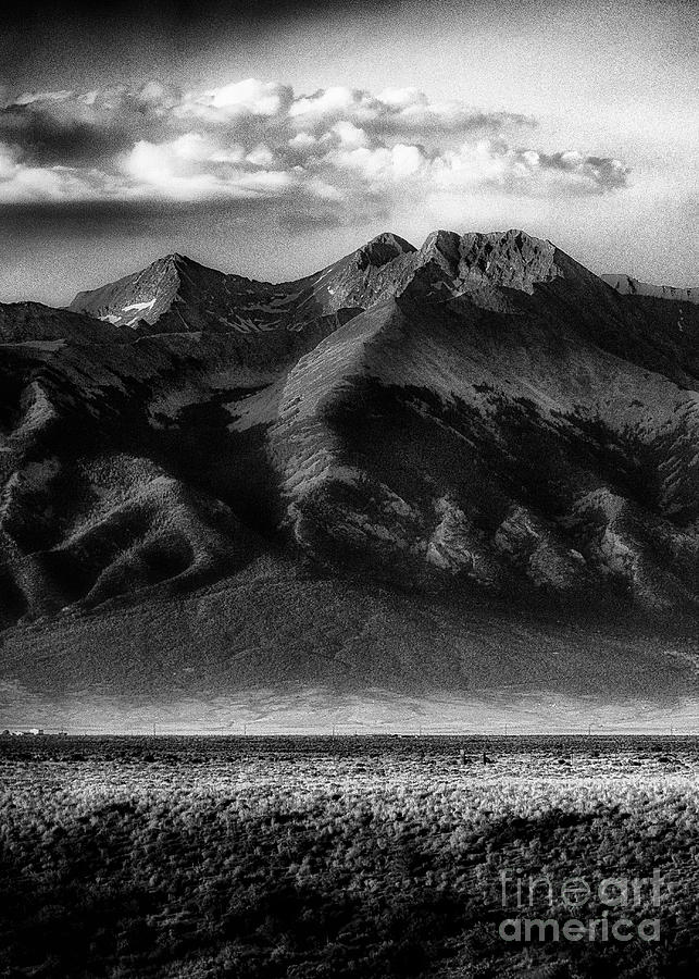 Blanca Peak in BW Photograph by Bill Frische