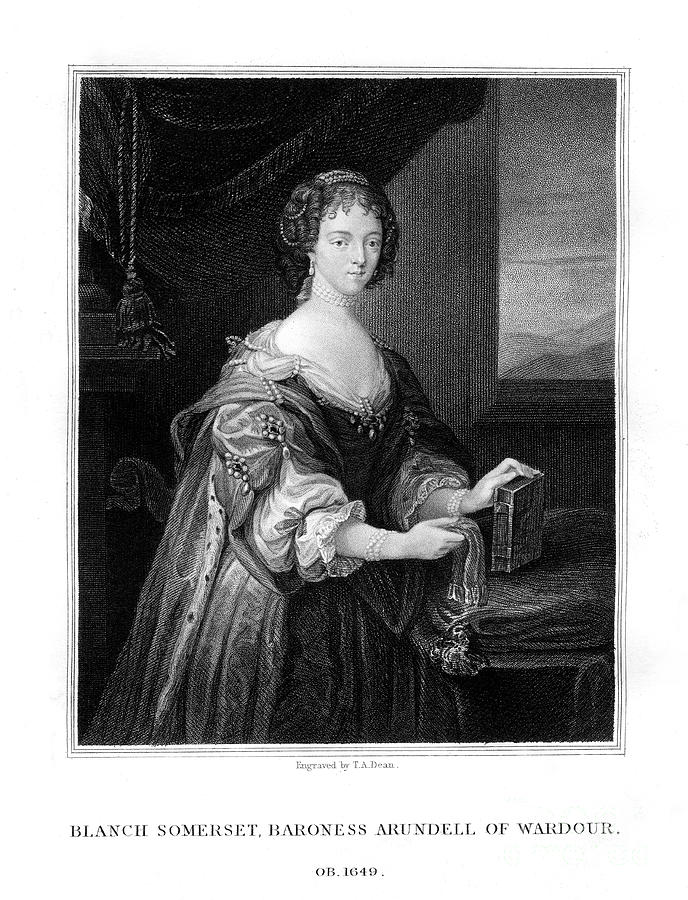 Blanche Somerset, Lady Arundell Drawing by Print Collector