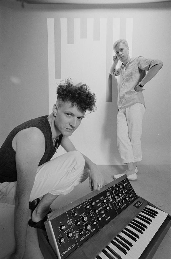 Blancmange Posed Photograph by Fin Costello