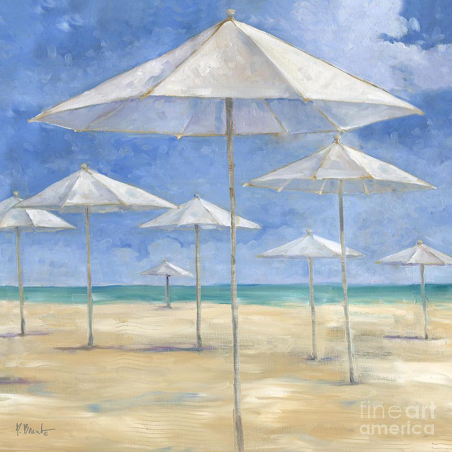 Beach Painting - Blanco Beach Square II by Paul Brent