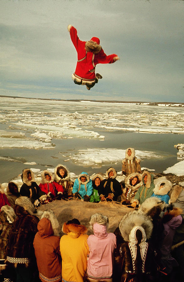 Blanket Toss by Ralph Crane