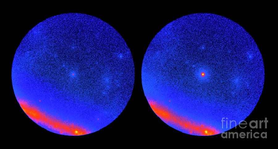Interstellar Photograph - Blazar Pks B1424-418 by Nasa/doe/lat Collaboration/science Photo Library