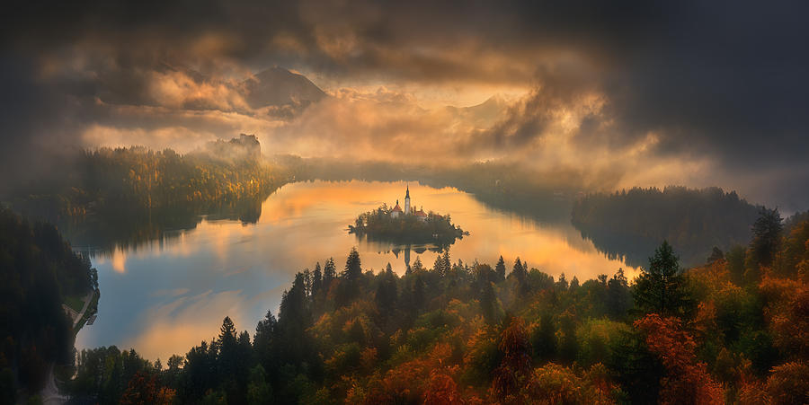 Bled... Photograph by Krzysztof Browko