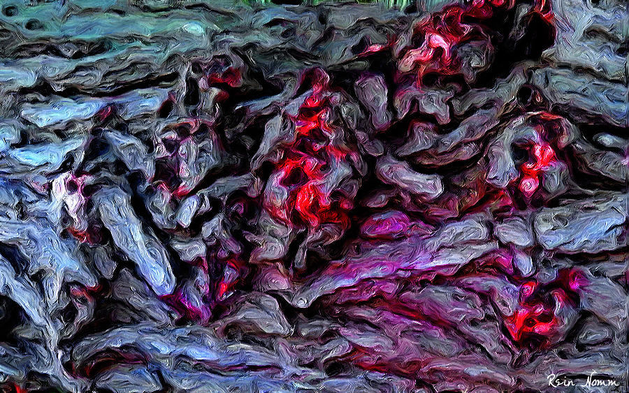 Bleeding Bark Digital Art by Rein Nomm