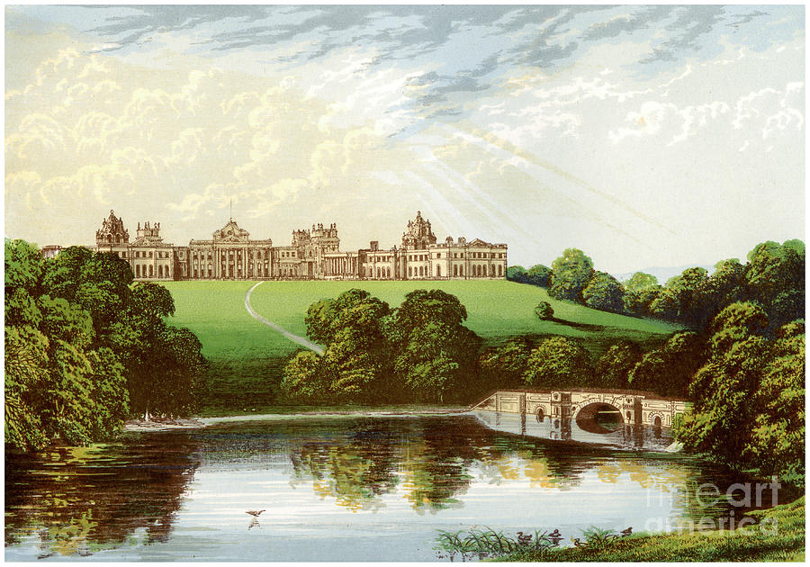 Blenheim Palace, Oxfordshire, Home Drawing by Print Collector