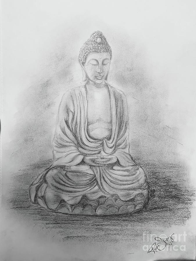 Art & Lifestyle - Lord Gautam Buddha color pencil... | Facebook