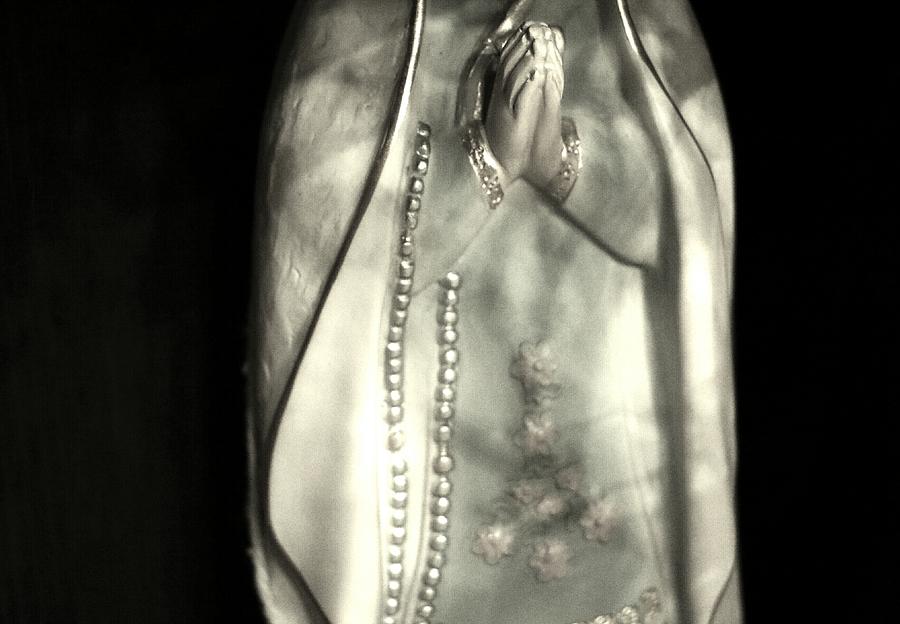 Blessed Mary and Her Rosary Photograph by The Art Of Marilyn Ridoutt-Greene