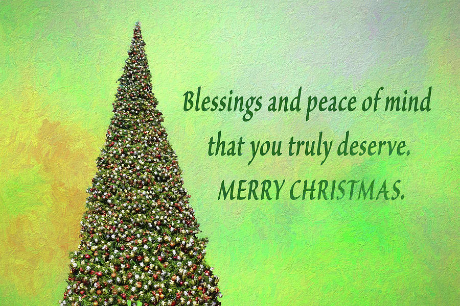 Blessings and Peace of Mind that You Truly Deserve 2 Digital Art by Linda Brody