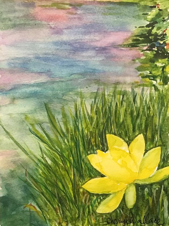 Blessings in Bloom Painting by Cheryl Wallace