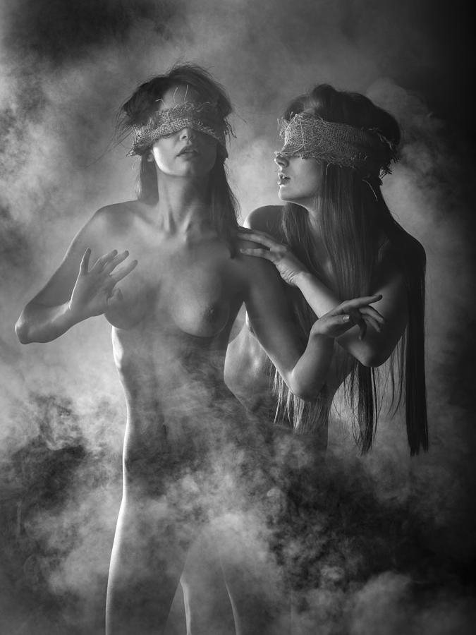 Black And White Photograph - Blindness by Aurimas Valevi?ius Black And White Photograph - Blindness by Aurimas Valevi?ius