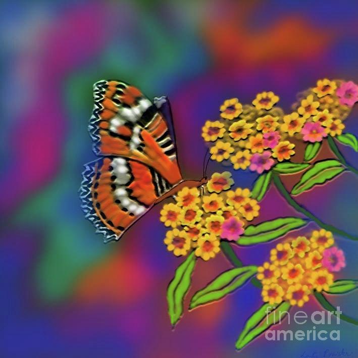 Butterfly Digital Art - Bliss by Latha Gokuldas Panicker