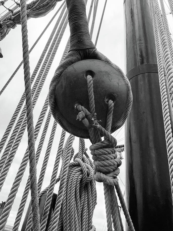 Block and Tackle 2 Photograph by Vintage Pix