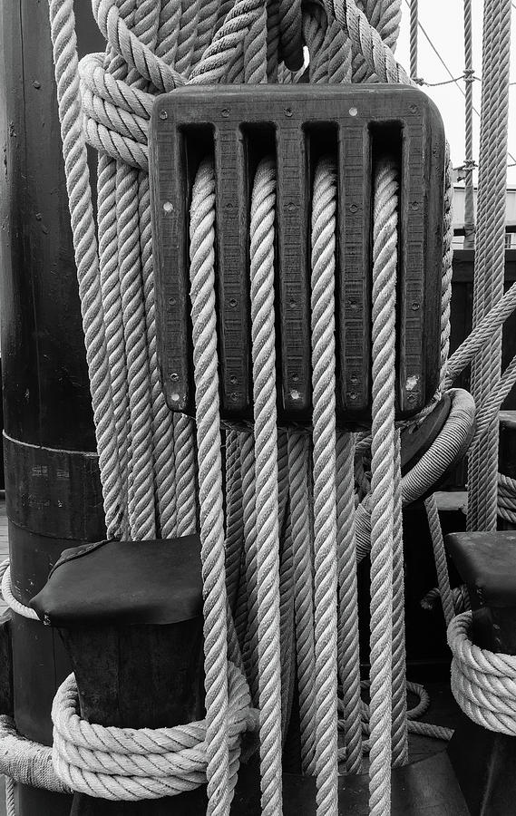 Block and Tackle 3 Photograph by Vintage Pix