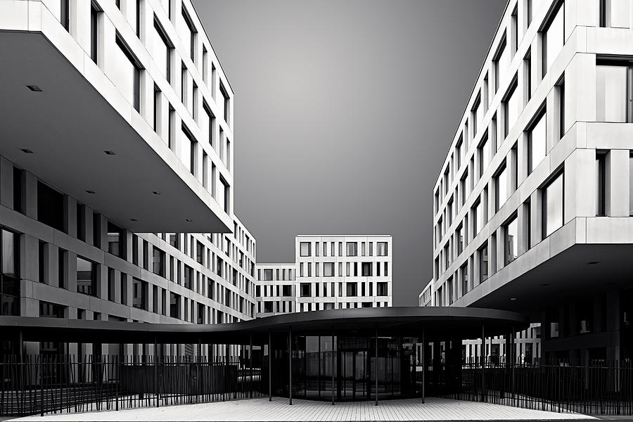 Architecture Photograph - Blocks by Roland Weber