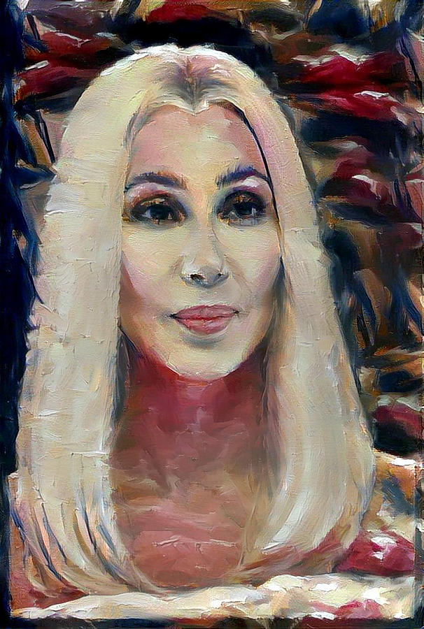 Blonde Cher  Digital Art by Richard Laeton